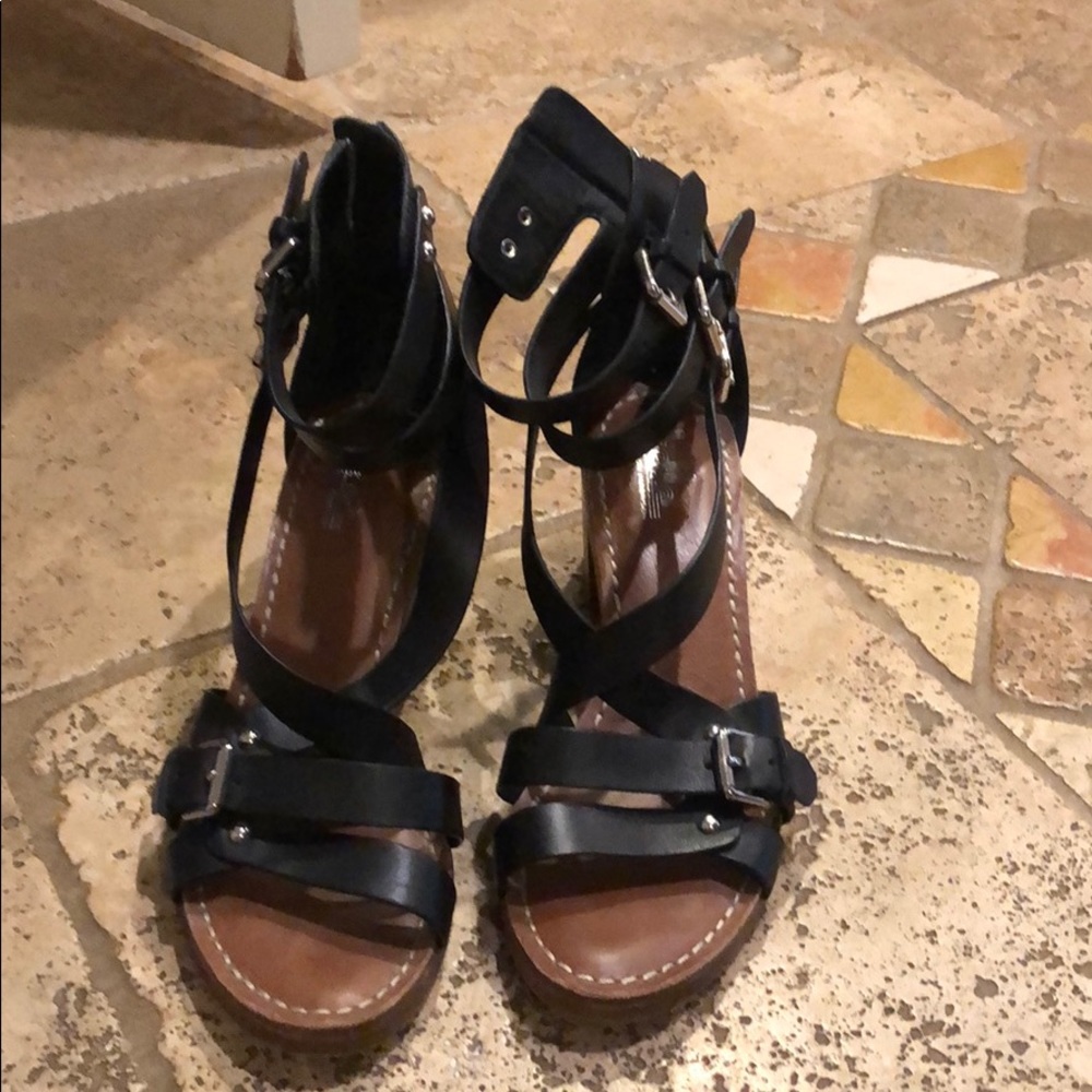 black heels